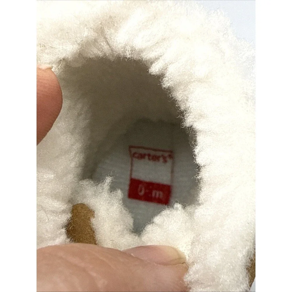 Baby Boots Lot 2 Carter’s 0-3M Rising Star 3-6M Winter Infant Booties Cabin Core